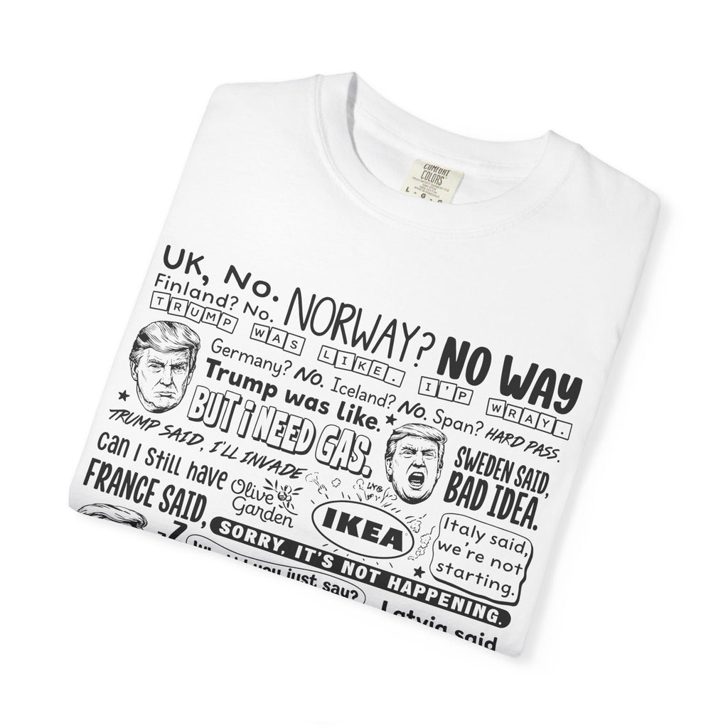 Donald Trump NATO Swipe Left Shirt